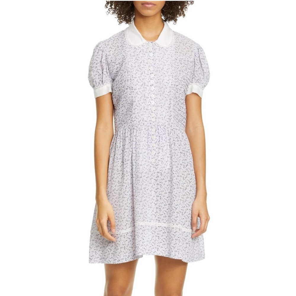 Anna Sui Lilac Babydoll Dress